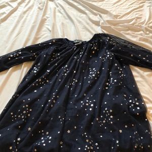 Mesh dress with stars biscotti